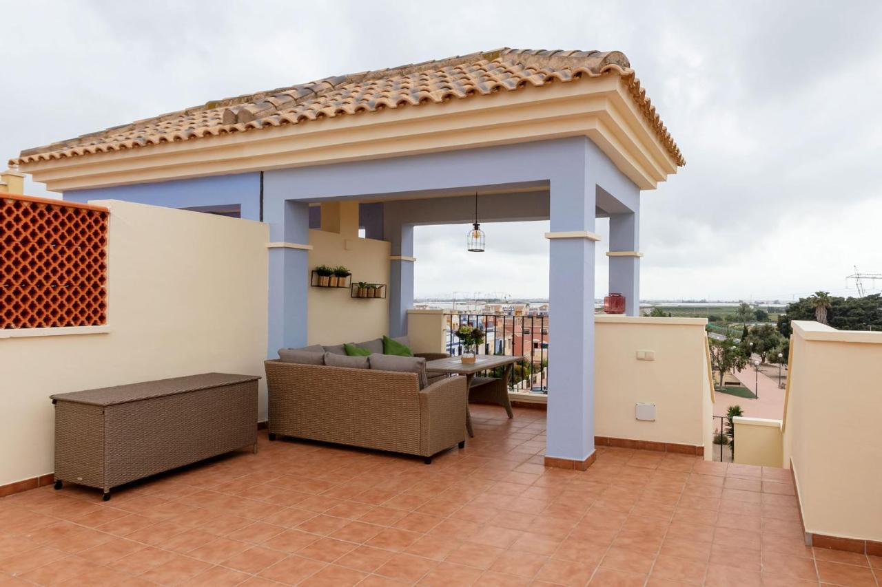 Atico Con Terraza-Solarium Y Piscina 4-6 Personas Wifi A/C Διαμέρισμα Roda Εξωτερικό φωτογραφία